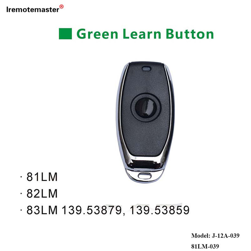 No 81LM 82LM 83LM ʻOmaomao aʻo pihi 390MHz Garage Door Remote Control