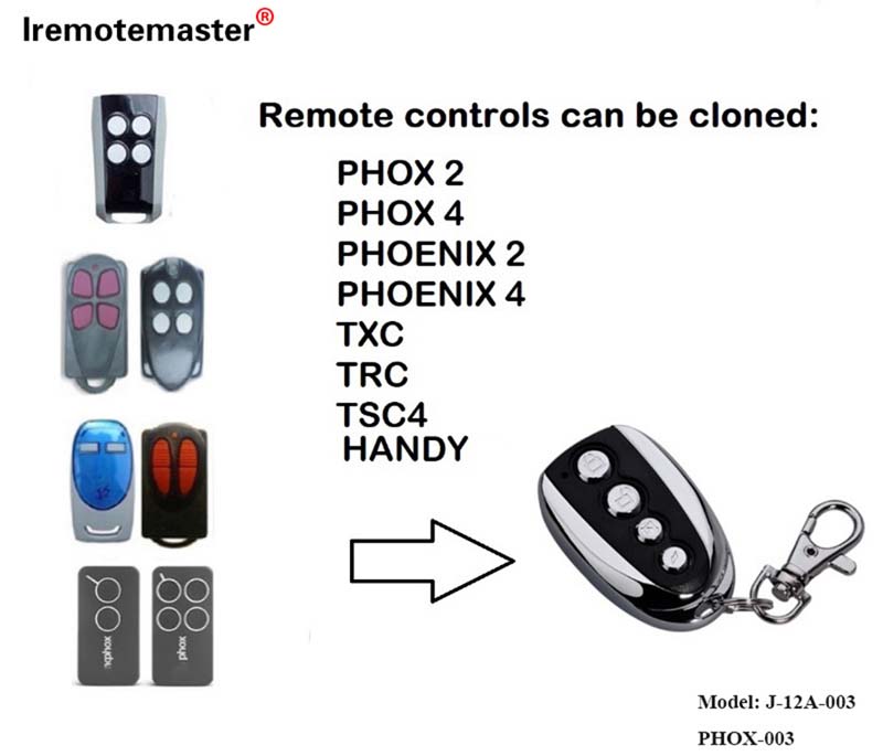 No PHOENIX 2 4 TSC2 TSC4 HANDY2 pani pani puka kaʻa mamao 433.92mhz