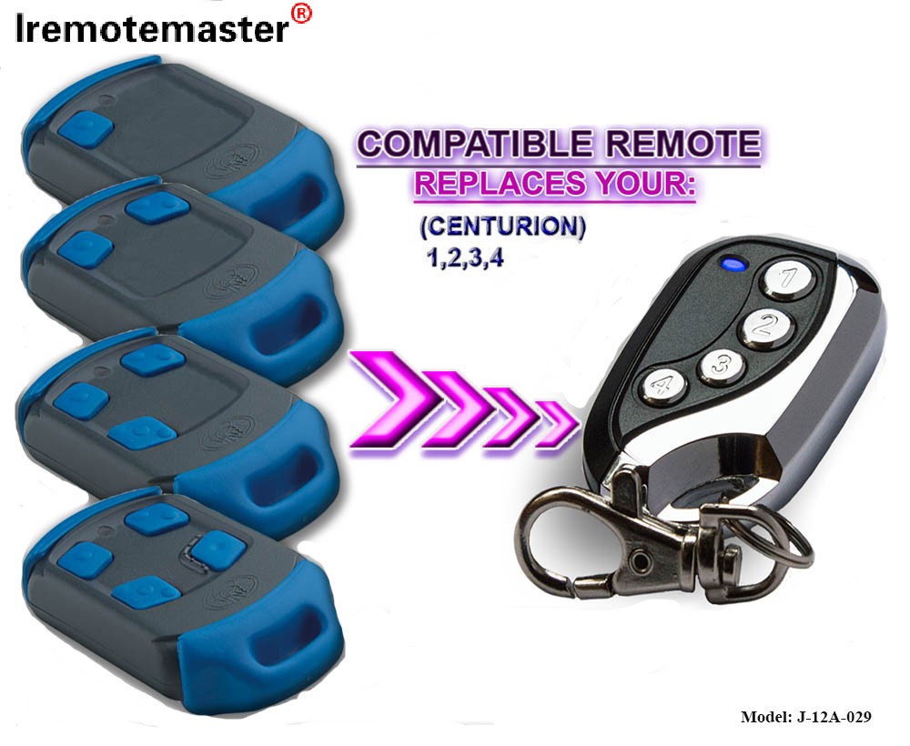 No ka hoʻololi mamao 433.92MHz Rolling Code Garage Door Opener Command Transmitter